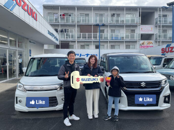 ソリオ納車おめでとうございます!!!